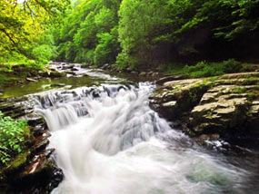 Watersmeet Waterfall